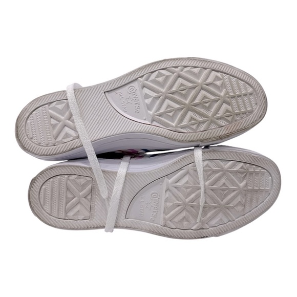 Converse Red and Blue Zigzag Sneakers High-Top size 7 - Picture 8 of 9